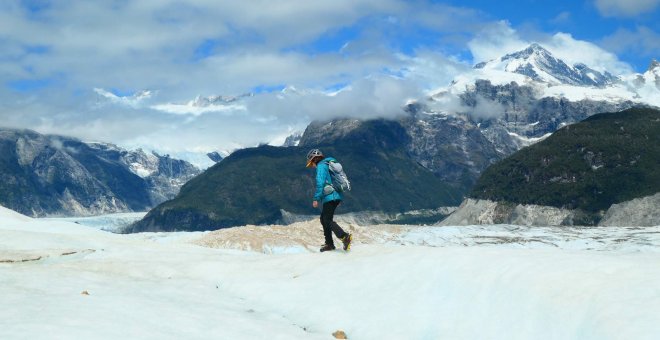 Explorando los alucinantes paisajes y cuevas del Glaciar Exploradores