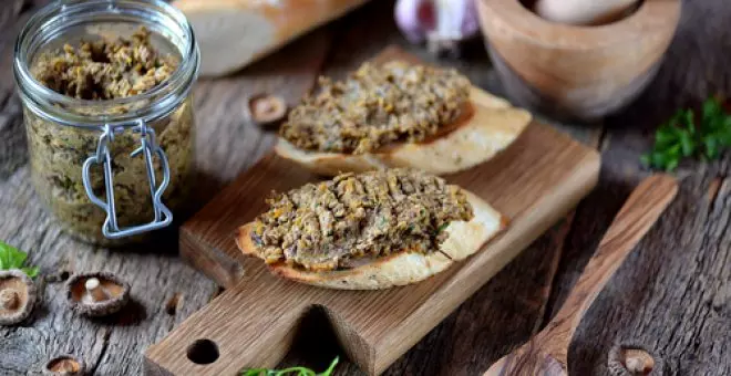 Pato confinado - Receta de paté de shiitake: el aperitivo que no podrás dejar de comer