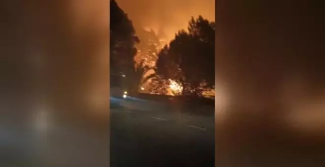 Más de 500 evacuados en el incendio forestal de la isla de la Palma