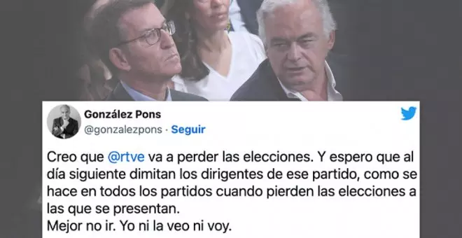 El tuit de Jordi Évole y otras muestras de repulsa a la barbaridad de González Pons contra RTVE