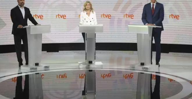 Así te hemos contado en directo el debate electoral a tres en RTVE