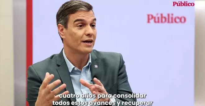 Pedro Sánchez: "El desafío que tenemos las izquierdas es persuadir a la ciudadanía"