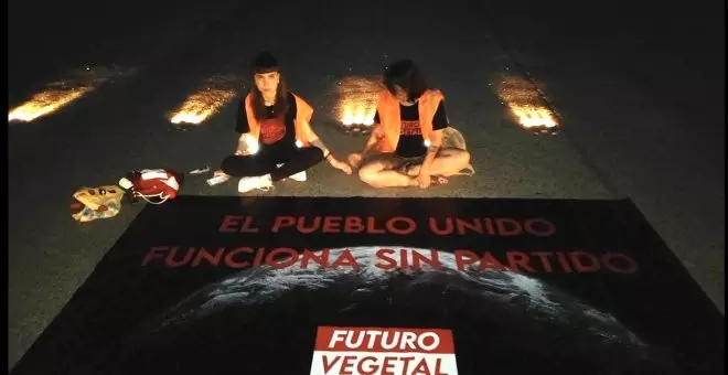 Dos activistas de Futuro Vegetal obligan a cerrar una pista del aeropuerto de Barajas