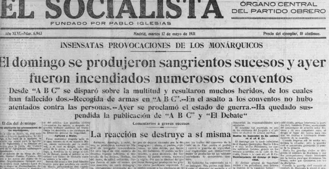 Quema de conventos de 1931 en España