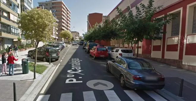 Herida una motorista de 81 años al caer al suelo en Santander