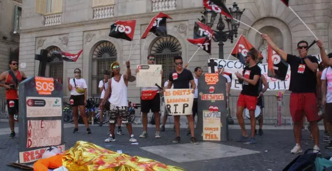 Els socorristes de Barcelona comencen una vaga indefinida per demanar millores