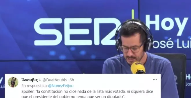 José Luis Sastre explica cómo funciona la Constitución y las redes le aplauden: "No dice nada de la lista más votada"