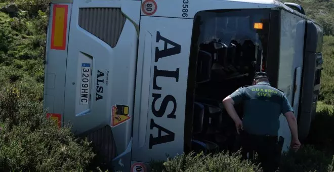 El accidente del autobús en los Lagos de Covadonga "pudo haber sido una tragedia"