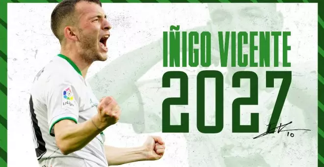 El Racing renueva a Iñigo Vicente hasta el 30 de junio de 2027