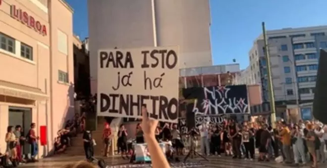 Una protesta contra la JMJ reúne a un centenar de personas en Lisboa