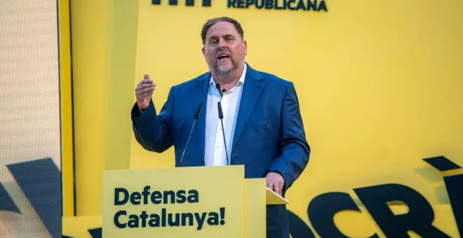 Junqueras avisa de que es "imprescindible plantear la autodeterminación" para la investidura de Sánchez