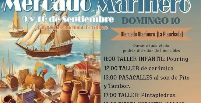Un Mercado Marinero y actividades para todas las edades completarán el fin de semana naval