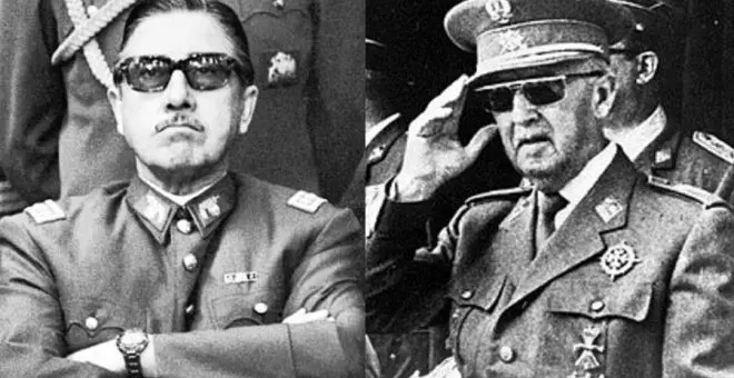Pinochet y Franco: admiración mutua e intercambio de cartas