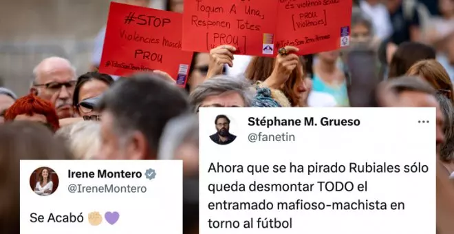 "El feminismo dimite a Rubiales": las reacciones en las redes a su renuncia definitiva