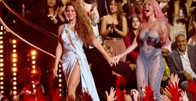 Shakira y Karol G arrasan los MTV VMAs 2023: fuerza colombiana ante el mundo de la música