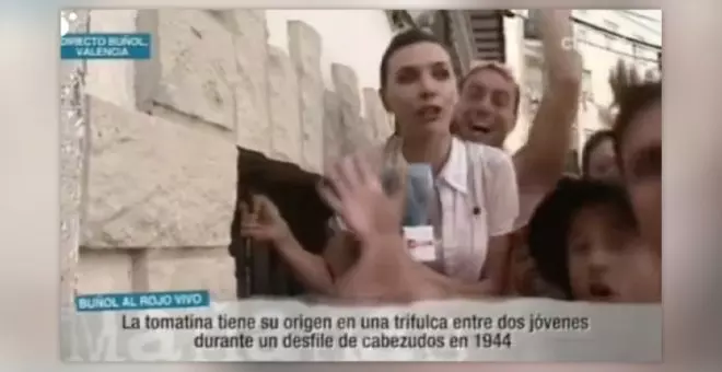 La periodista Verónica Sanz recuerda el directo en el que hace 12 años le pellizcaron el culo: "No me sentí muy apoyada"
