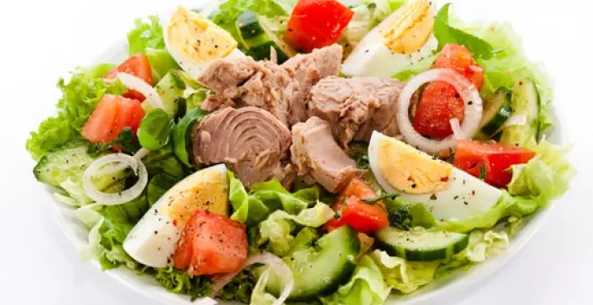 Pato confinado - Receta de ensalada mixta: un monumento de las mesas familiares