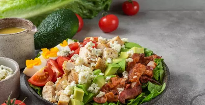 Pato confinado - Receta de ensalada Cobb: exageración 'made in' USA