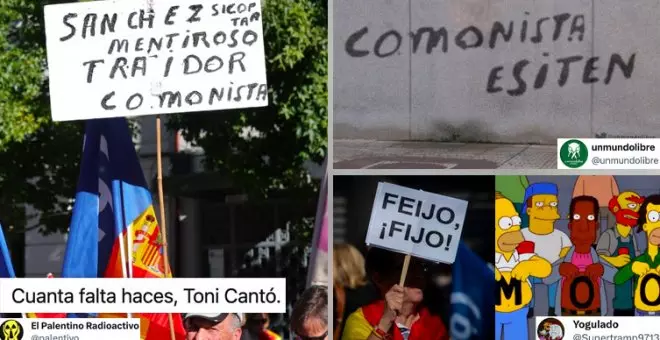 Los mejores tuits y memes sobre la manifestación del PP en Madrid: "Comonista Esiten"