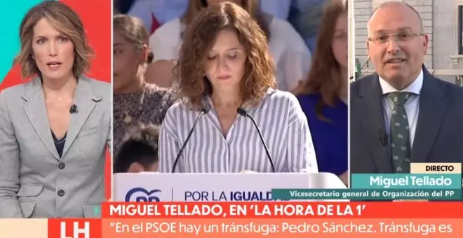 El corte de Silvia Intxaurrondo a un dirigente del PP tras acusar a Sánchez de "prostituir" la democracia