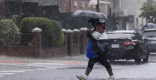 Nueva York declara el estado de emergencia por las lluvias e inundaciones