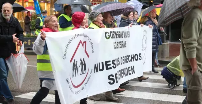 Los pensionistas asturianos ganan de media un 40% más que los gallegos