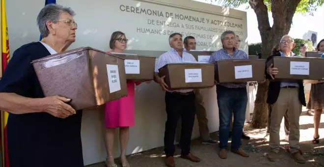 Hijos y nietos de dirigentes franquistas pelean en los tribunales para impedir las exhumaciones de Cuelgamuros