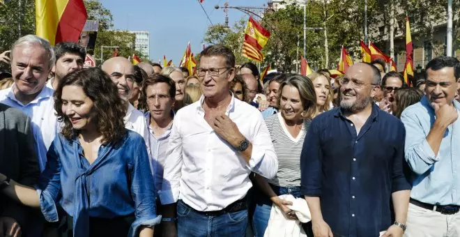 La oposición crítica el "uso partidista" de Telemadrid por su amplia cobertura de la manifestación contra la amnistía