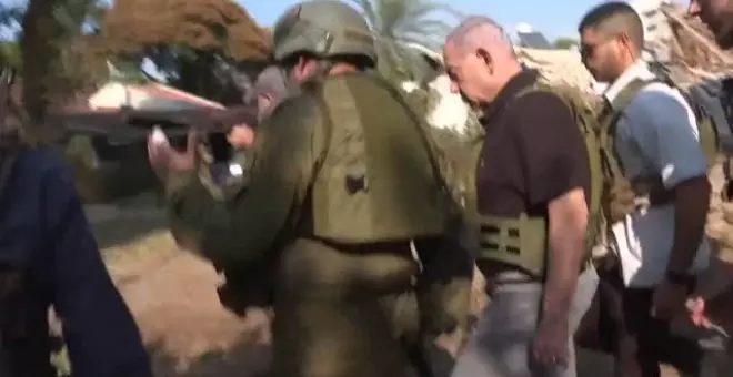 Netanyahu se reúne con soldados israelíes y les pregunta si están preparados
