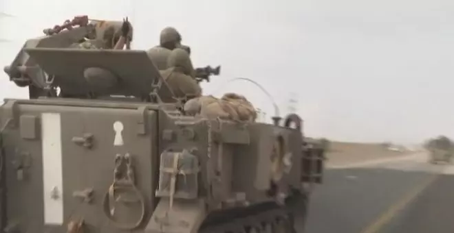 Las tropas israelíes se preparan para invadir Gaza mientras miles de civiles se agolpan en el paso de Rafah