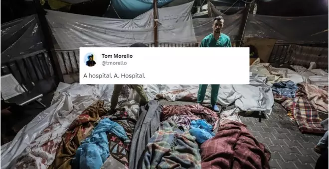 Tom Morello y sus dos palabras que sintetizan el horror del último bombardeo en Gaza