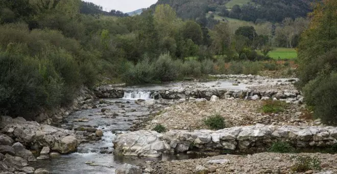 Las obras en el río Saja para evitar inundaciones finalizarán en dos años