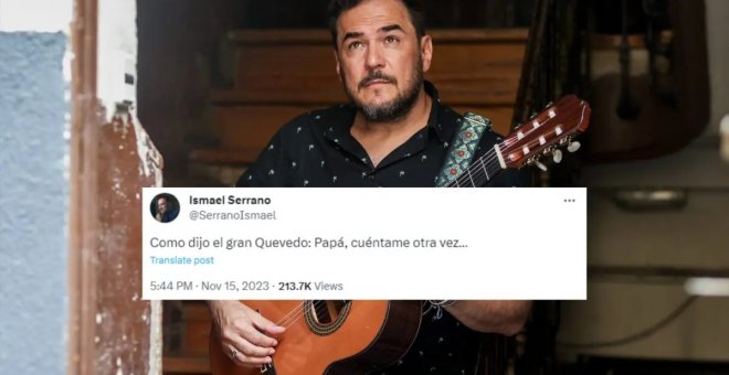Ismael Serrano se divierte a costa de Feijóo e inunda las redes de memes durante la investidura