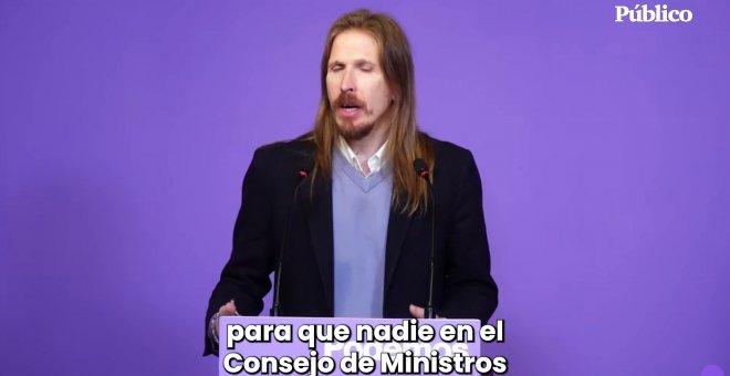 Podemos critica la composición del nuevo Gobierno: "Sánchez y Díaz nos han echado"