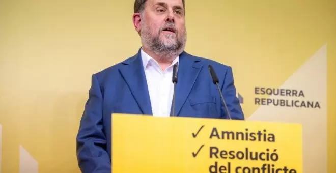 Junqueras posa en valor l'acord amb el PSOE per a la investidura: “Avui qui guanya és Catalunya”