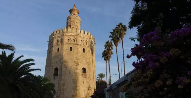 ¿Sabes por qué la Torre del Oro de Sevilla aparece en los escudos de Cantabria y Santander?