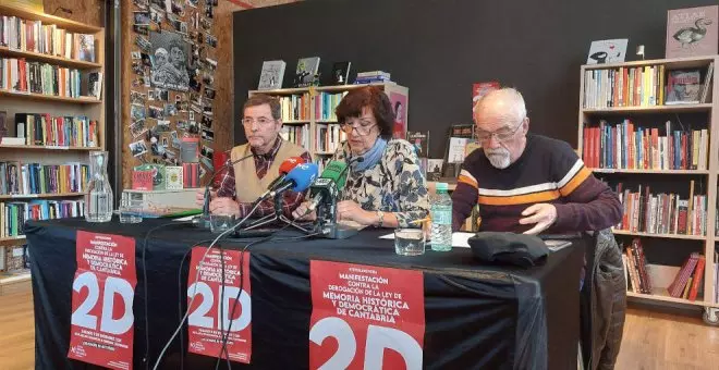 La Plataforma Memoria llama a manifestarse el sábado en Santander contra la derogación de la ley