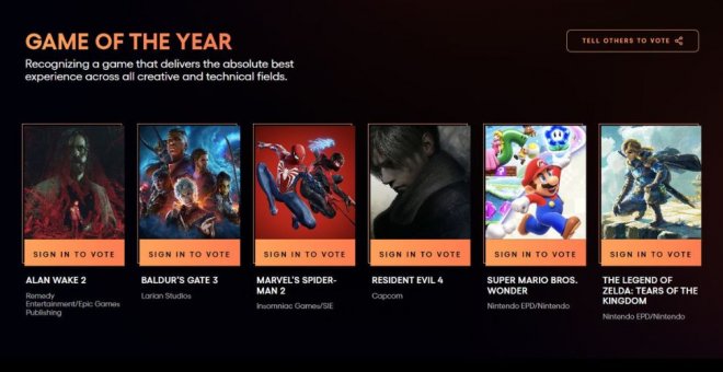 Game Awards 2023: ¿Qué videojuego será elegido como GOTY?