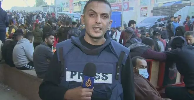 Un periodista de Al Jazeera informa en directo de la muerte de su familia tras un bombardeo israelí en Gaza