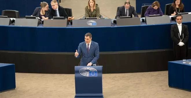 El repaso de Pedro Sánchez al líder del PP Europeo: "Celebro que tras 20 años haya empezado a interesarse por lo que pasa en España"