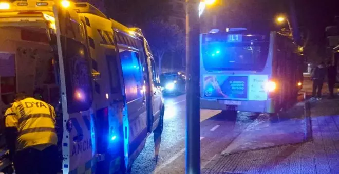 Herida la pasajera de un autobús de Castro Urdiales tras chocar contra un turismo