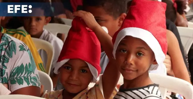 Una navidad en la favela de Paraisópolis, sin banquetes ni regalos para todos
