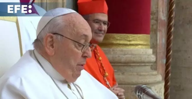 El papa pide que cese el ataque a Gaza y la liberación de rehenes en el mensaje de Navidad