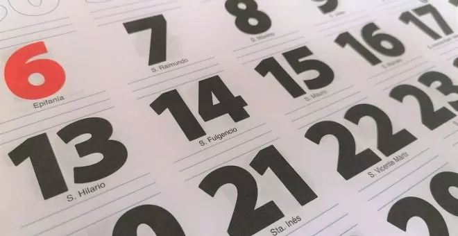 14 días festivos en el calendario laboral de 2024