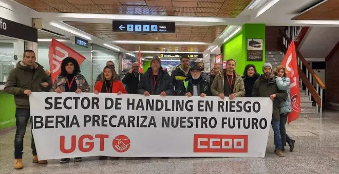 Iberia encara su primera jornada de huelga con un 100% de seguimiento en Santander