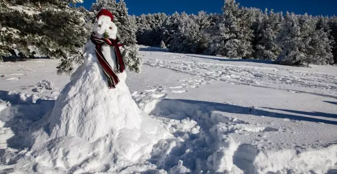 La Aemet advierte de la llegada de frío y nieve hasta el viernes