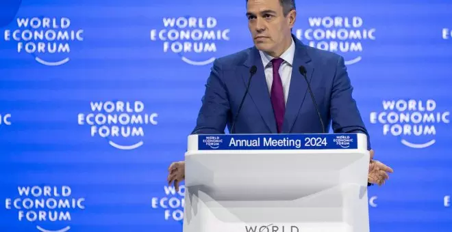 Sánchez, ante las empresas en el Foro de Davos: "No nos traguemos los viejos postulados neoliberales"