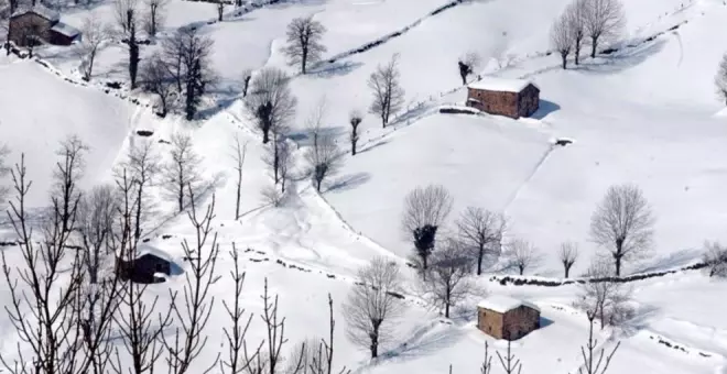 Hasta cinco municipios registran temperaturas bajo cero este domingo en Cantabria