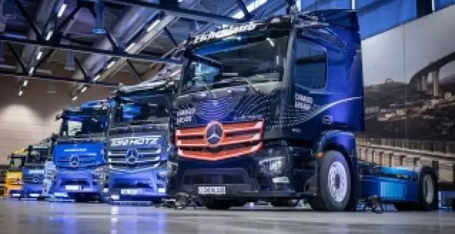Ni 600, ni 800... Esta empresa acaba de comprar ¡1.000! camiones eléctricos a Mercedes-Benz