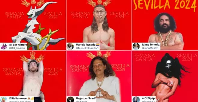 Los memes más tronchantes del cartel de la Semana Santa de Sevilla criticado por los meapilas